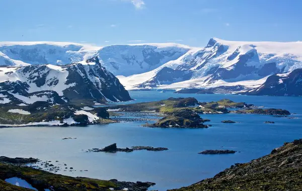 Güzel doğa manzarasının manzarası