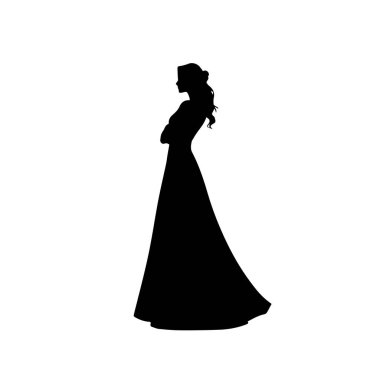 Zarif siyah-beyaz çiçekli kumaş tasarım elementi