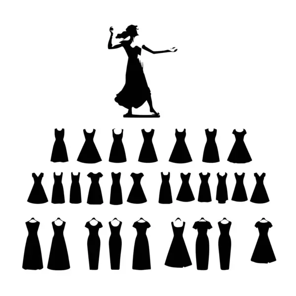 Zarif siyah-beyaz çiçekli kumaş tasarım elementi