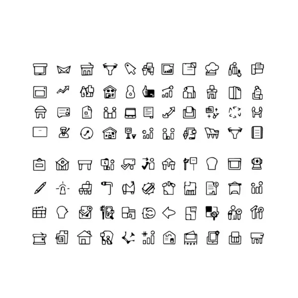 Haritalar ve navigasyon uygulamaları için konum noktası simgeleri koleksiyonu