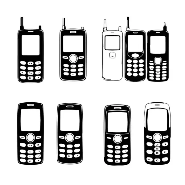 Siyah siluet çatal, iki bıçak ve iki kaşık da beyaz arka planda.