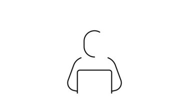 Müşteri Desteği ve Çevrimiçi İletişim - Canlandırılmış Sohbet Yardım Simgesi.