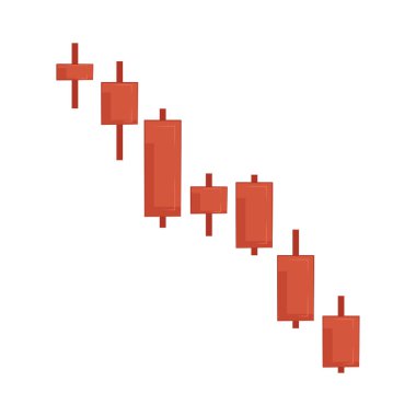Belirli bir süre için bir varlığın en yüksek, en düşük, en açık ve kapanış fiyatlarını gösteren teknik analizlerde kullanılan şamdanlar.