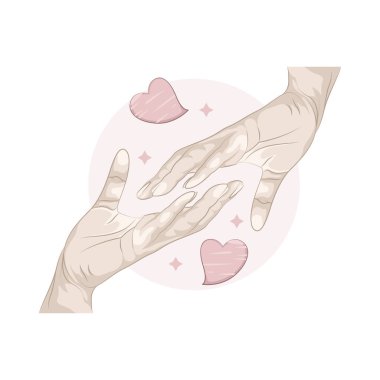 El ele tutuşan bir çift, sevgi, güven ve bağın güzel bir ifadesidir. Parmakları nazikçe birbirine dolanmış, dokunuşları rahatlık, sıcaklık ve birliktelik hissi veren çok şey anlatıyor..