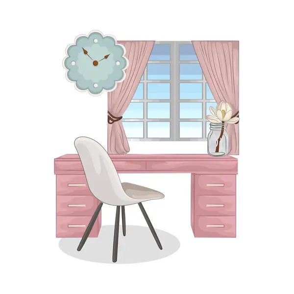 İşlevselliği estetik basitlikle birleştiren parlak ve modern bir tasarımı olan masa başı..