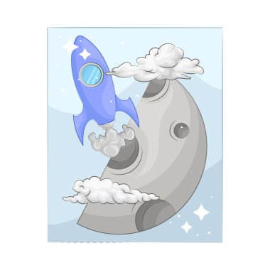 Güzel ayı olan roket sakin ve huzurlu görünüyor. Açık bir gecede, ay ışıl ışıl parlar, barışçıl ve büyülü bir atmosfer yaratır..