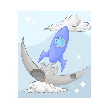 Güzel ayı olan roket sakin ve huzurlu görünüyor. Açık bir gecede, ay ışıl ışıl parlar, barışçıl ve büyülü bir atmosfer yaratır..