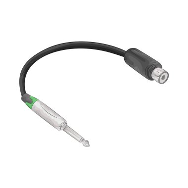 Bu jack konnektörü ses aygıtlarını veya diğer elektronik ekipmanları bağlamak için bir bağlantı noktası olarak kullanılır.