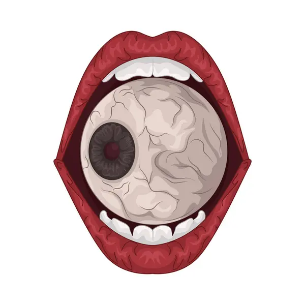 Ürkütücü Cadılar Bayramı gözleri gizemli bir bakış verir, bu gözler ürkütücü olmak için tasarlanmıştır..