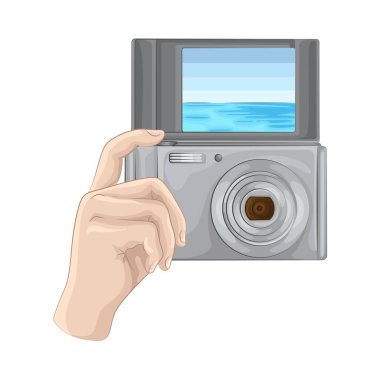 Bu dijital kamera yüksek çözünürlüklü sensör ile donatılmış sofistike bir fotoğraf makinesi..