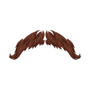 Zarif kahverengi bıyık ustalıkla şekillendirilmiş, zengin kestane rengi sıcak ve zarif bir izlenim veriyor..