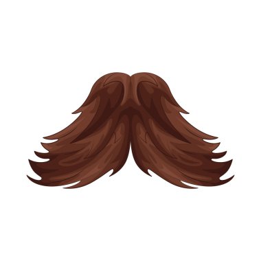 Zarif kahverengi bıyık ustalıkla şekillendirilmiş, zengin kestane rengi sıcak ve zarif bir izlenim veriyor..