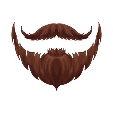 Zarif kahverengi bıyık ve sakal ustalıkla şekillendirilmiş, zengin kestane rengi sıcak ve zarif bir izlenim veriyor..