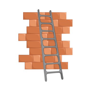 Merdiven, eşit aralıklarla yatay basamaklarla birbirine bağlı iki uzun dikey bacaktan oluşan taşınabilir bir yapıdır. Merdiven güvenli bir yüzeyde duruyor. Her basamak, kullanıcının güvenli bir şekilde yüksek yerlere ulaşmasına olanak sağlıyor..