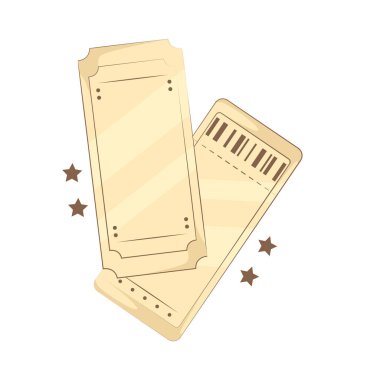 Sinema biletleri sinemadaki film gösterimine girmek içindir. Filmin adı, tarihi ve saati gibi önemli detayları içerir..