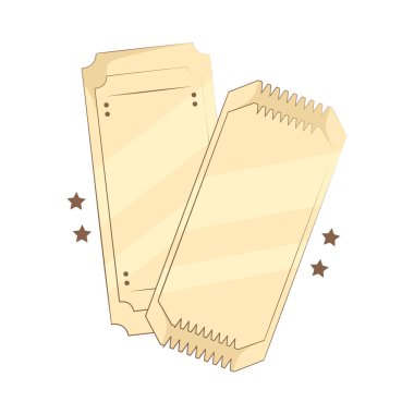 Sinema biletleri sinemadaki film gösterimine girmek içindir. Filmin adı, tarihi ve saati gibi önemli detayları içerir..