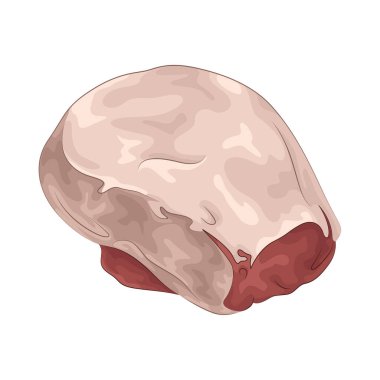 Nemli dokusu ve temiz görünüşüyle taze et. Bu taze et kırmızı renkte..