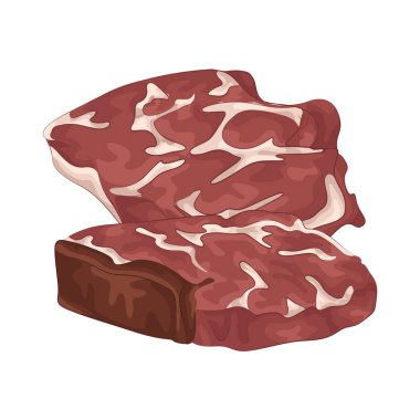 Nemli dokusu ve temiz görünüşüyle taze et. Bu taze et kırmızı renkte..