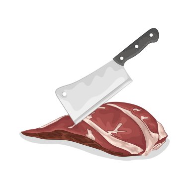 Nemli dokusu ve temiz görünüşüyle taze et. Bu taze et kırmızı renkte..