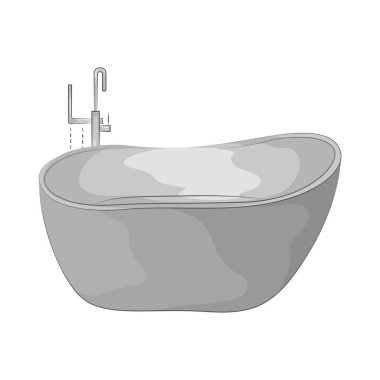 Bu küvet, banyoya biraz lüks katan zarif bir tasarıma sahip. Düz kıvrımlarıyla, bu küvet konfor ve stili birleştirir..