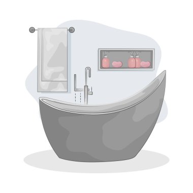 Bu küvet, banyoya biraz lüks katan zarif bir tasarıma sahip. Düz kıvrımlarıyla, bu küvet konfor ve stili birleştirir..