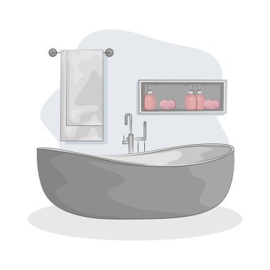 Bu küvet, banyoya biraz lüks katan zarif bir tasarıma sahip. Düz kıvrımlarıyla, bu küvet konfor ve stili birleştirir..