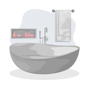 Bu küvet, banyoya biraz lüks katan zarif bir tasarıma sahip. Düz kıvrımlarıyla, bu küvet konfor ve stili birleştirir..