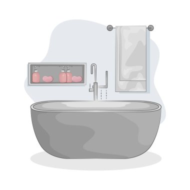 Bu küvet, banyoya biraz lüks katan zarif bir tasarıma sahip. Düz kıvrımlarıyla, bu küvet konfor ve stili birleştirir..