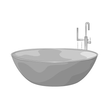 Bu küvet, banyoya biraz lüks katan zarif bir tasarıma sahip. Düz kıvrımlarıyla, bu küvet konfor ve stili birleştirir..