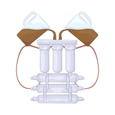 Bu su filtresi sudan kir, kirletici maddeleri ve zararlı maddeleri çıkarıp tüketim için temiz ve güvenli hale getirmek üzere tasarlanmıştır..