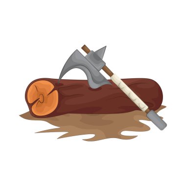 Keskin bir baltayla odun keserken, keskin bıçak tahtaları tam olarak keser, tahtayı hassasiyetle ve kolaylıkla keser..