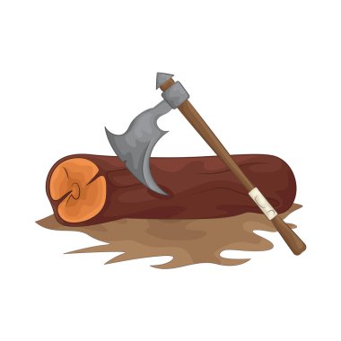 Keskin bir baltayla odun keserken, keskin bıçak tahtaları tam olarak keser, tahtayı hassasiyetle ve kolaylıkla keser..