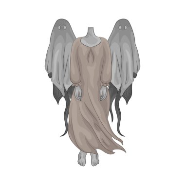 Korkunç görünümlü başsız bir hayalet, ölümü, gizemi ve doğaüstü güçleri simgeler..