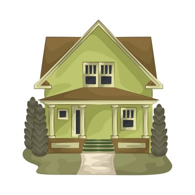 Bu ev çok rahat ve misafirperver görünüyor. Duvarlar sıcak renklerde ve bahçe bakımlı..