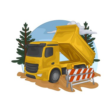 Bu kamyon ağır inşaat malzemeleri ve ekipmanları taşımak için tasarlandı. Büyük yükleri kolaylıkla kaldırabilir..