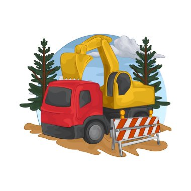 Bu kamyon ağır inşaat malzemeleri ve ekipmanları taşımak için tasarlandı. Büyük yükleri kolaylıkla kaldırabilir..