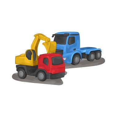 Bu kamyon ağır inşaat malzemeleri ve ekipmanları taşımak için tasarlandı. Büyük yükleri kolaylıkla kaldırabilir..