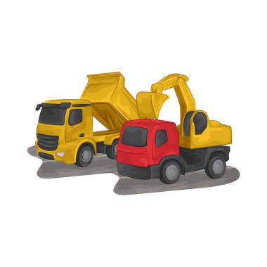 Bu kamyon ağır inşaat malzemeleri ve ekipmanları taşımak için tasarlandı. Büyük yükleri kolaylıkla kaldırabilir..