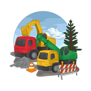 Bu kamyon ağır inşaat malzemeleri ve ekipmanları taşımak için tasarlandı. Büyük yükleri kolaylıkla kaldırabilir..