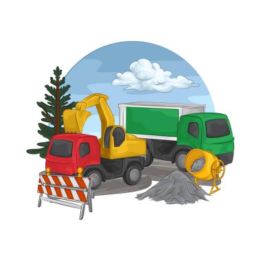 Bu kamyon ağır inşaat malzemeleri ve ekipmanları taşımak için tasarlandı. Büyük yükleri kolaylıkla kaldırabilir..