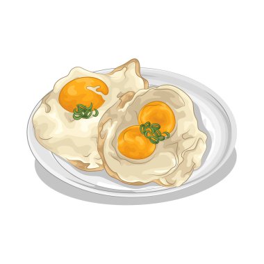 Kenarlarında altın ve çıtır çıtır olan lezzetli bir kızarmış yumurta yüksek kaliteli protein açısından zengindir. Mükemmel pişirilmiş, tatmin edici bir doku ve lezzet sunar.. 