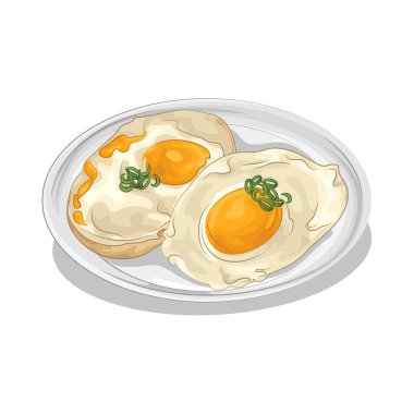 Kenarlarında altın ve çıtır çıtır olan lezzetli bir kızarmış yumurta yüksek kaliteli protein açısından zengindir. Mükemmel pişirilmiş, tatmin edici bir doku ve lezzet sunar.. 