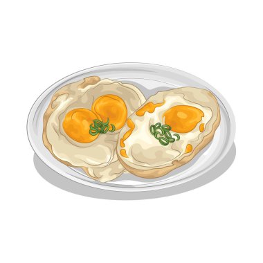 Kenarlarında altın ve çıtır çıtır olan lezzetli bir kızarmış yumurta yüksek kaliteli protein açısından zengindir. Mükemmel pişirilmiş, tatmin edici bir doku ve lezzet sunar.. 