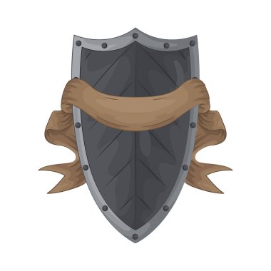 Bu kurdeleli kalkan sarsılmaz gücü ve cesareti simgeliyor. En güçlü metalden yapılmıştır, kırılmaz bir yüzeye sahiptir ve savaştaki en yıkıcı darbelere dayanabilir..