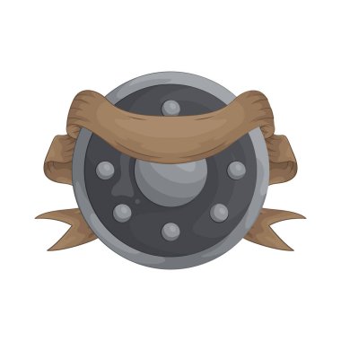 Bu kurdeleli kalkan sarsılmaz gücü ve cesareti simgeliyor. En güçlü metalden yapılmıştır, kırılmaz bir yüzeye sahiptir ve savaştaki en yıkıcı darbelere dayanabilir..