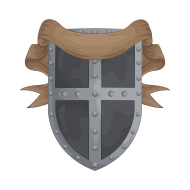 Bu kurdeleli kalkan sarsılmaz gücü ve cesareti simgeliyor. En güçlü metalden yapılmıştır, kırılmaz bir yüzeye sahiptir ve savaştaki en yıkıcı darbelere dayanabilir..