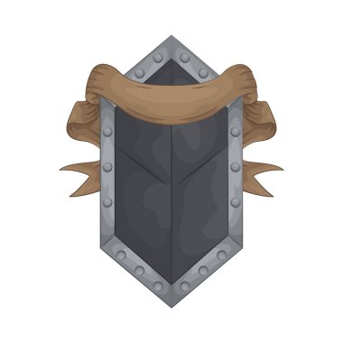 Bu kurdeleli kalkan sarsılmaz gücü ve cesareti simgeliyor. En güçlü metalden yapılmıştır, kırılmaz bir yüzeye sahiptir ve savaştaki en yıkıcı darbelere dayanabilir..