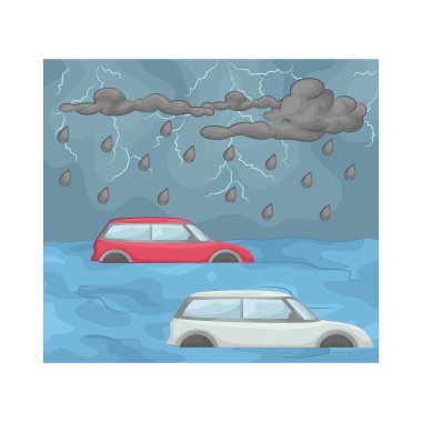 Seller şehir sokaklarını vuruyor, onları nehirlere ve arabalara dönüştürüyor.