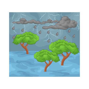 Seller şehrin sokaklarını sardı, onları nehirlere ve boğulan ağaçlara dönüştürdü..