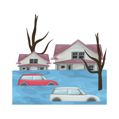 Sel suları şehrin sokaklarını sardı, onları nehirlere ve su altındaki binalara dönüştürdü. Şehir manzarası artık tanınmaz haldeydi. Sel suları ve yüzen döküntülerle kaplıydı..